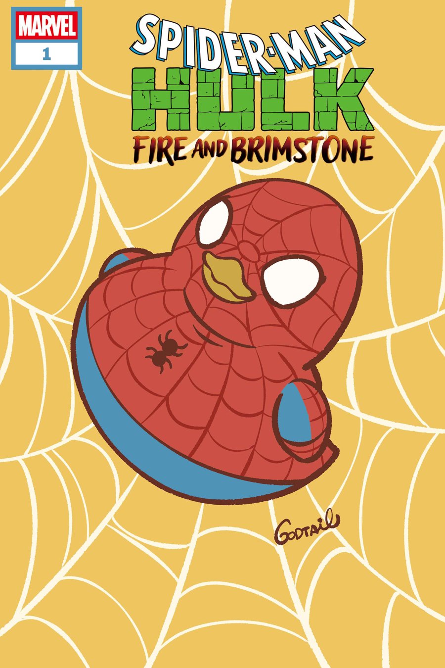 SPIDER-MAN/HULK: FIRE AND BRIMSTONE #1 - Variant cover art