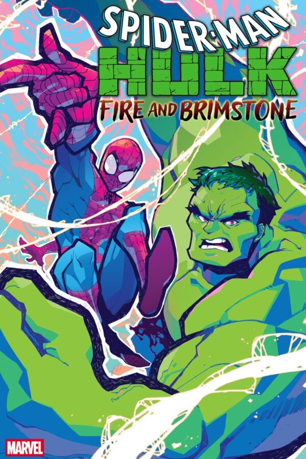 SPIDER-MAN/HULK: FIRE AND BRIMSTONE #1 - Rose Besch cover art