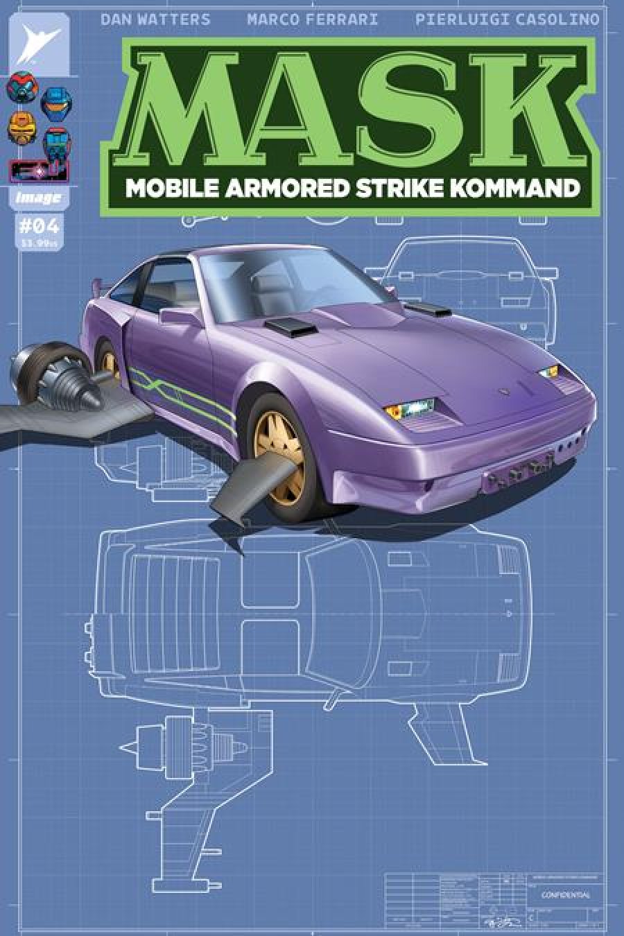 MASK #4 - E.J. Su 1:50 cover art