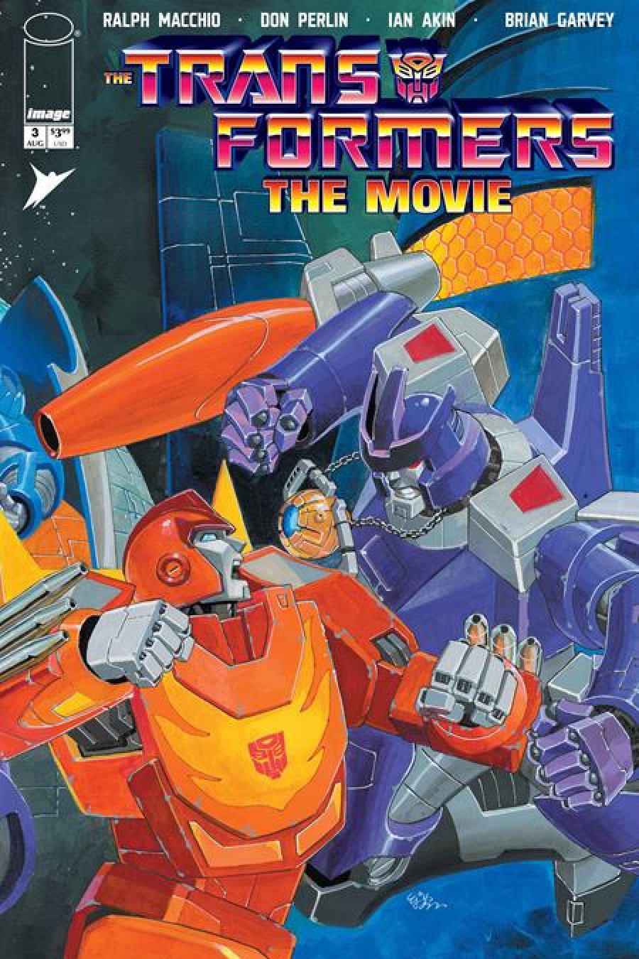 Transformers The Movie 40th Anniversary Edition #3 - E.J. Su 1:10 cover art