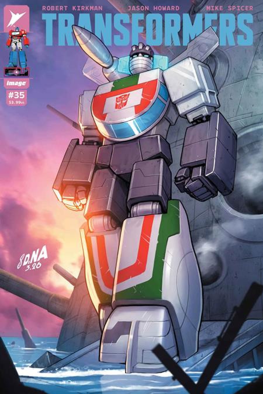 Transformers #35 - Main - David Nakayama cover art