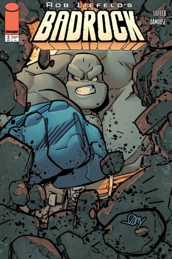 Badrock #2 - Main - Seth Damoose cover art