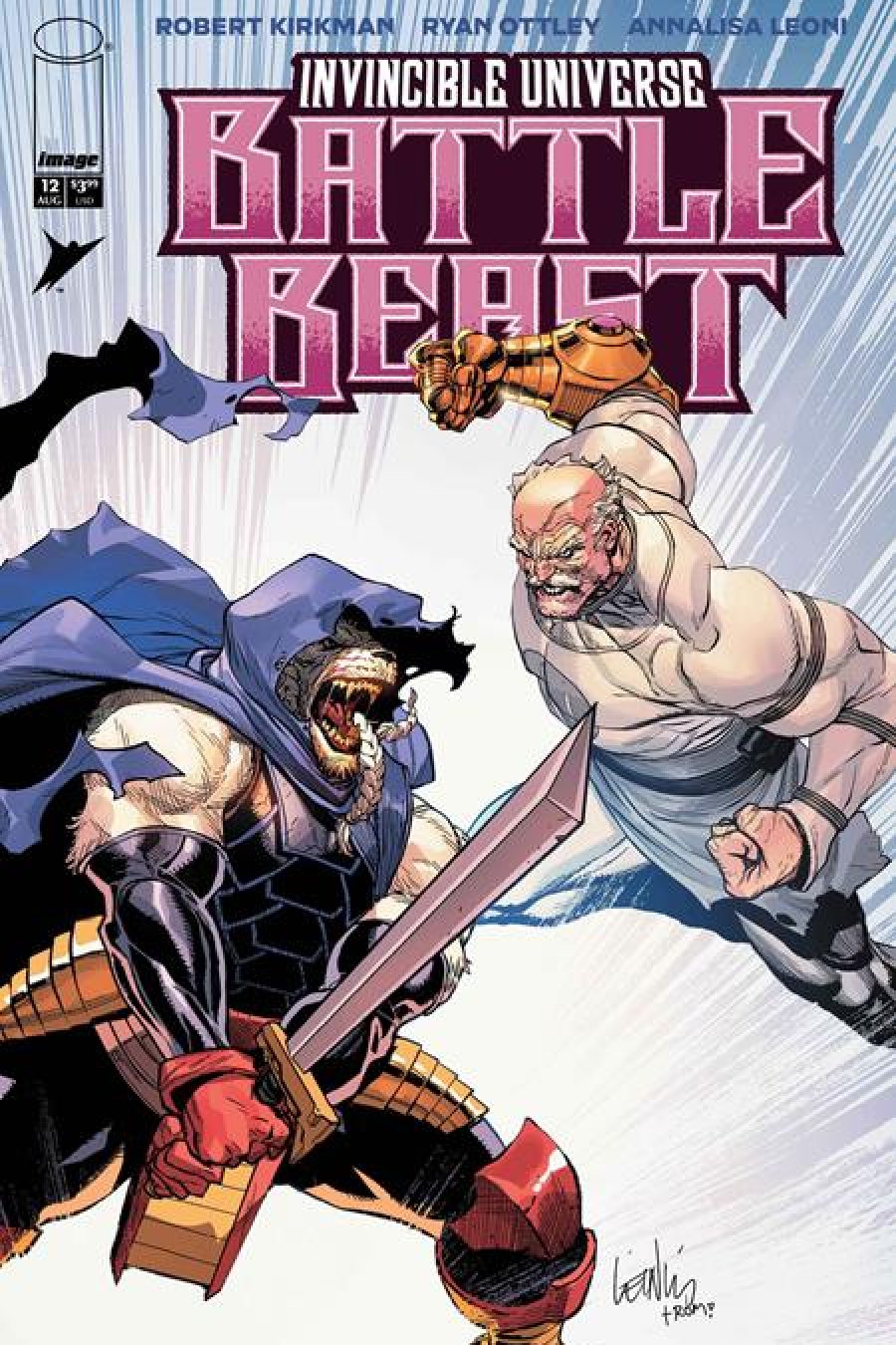 Invincible Universe Battle Beast #12 - Leinil Yu, Romulo Fajardo Jr cover art