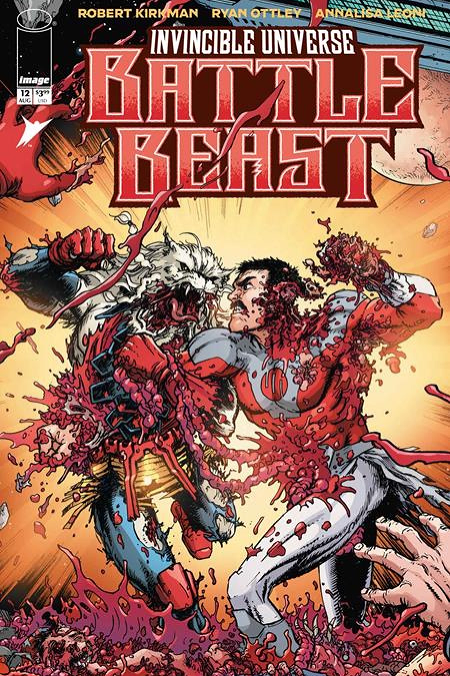 Invincible Universe Battle Beast #12 - Chris Burnham, Brian Reber 1:10 cover art