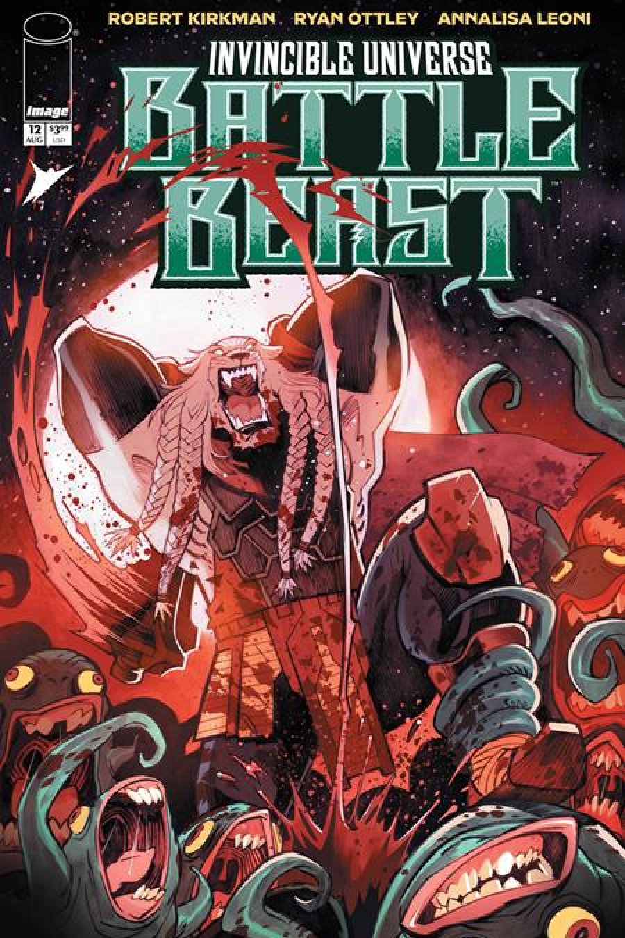 Invincible Universe Battle Beast #12 - Miki Montllo 1:50 cover art