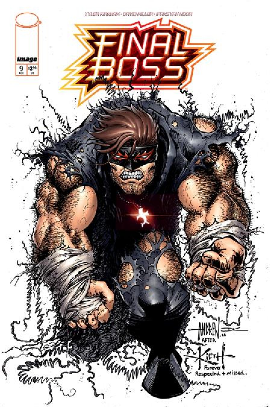 Final Boss #9 - Andrew Mangum cover art