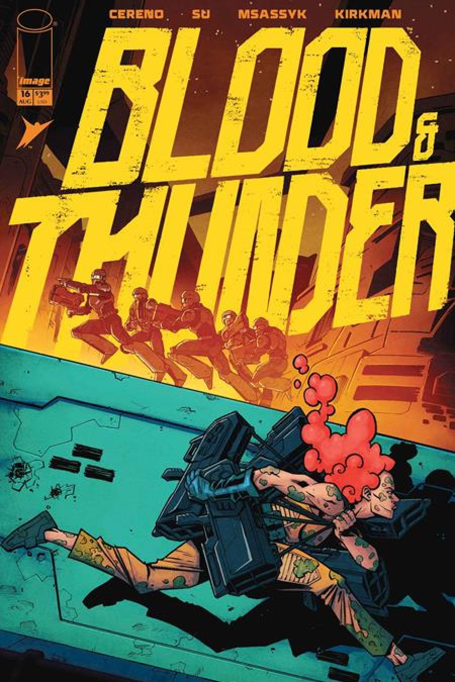 Blood & Thunder #16 - Nick Roche, Josh Burcham cover art