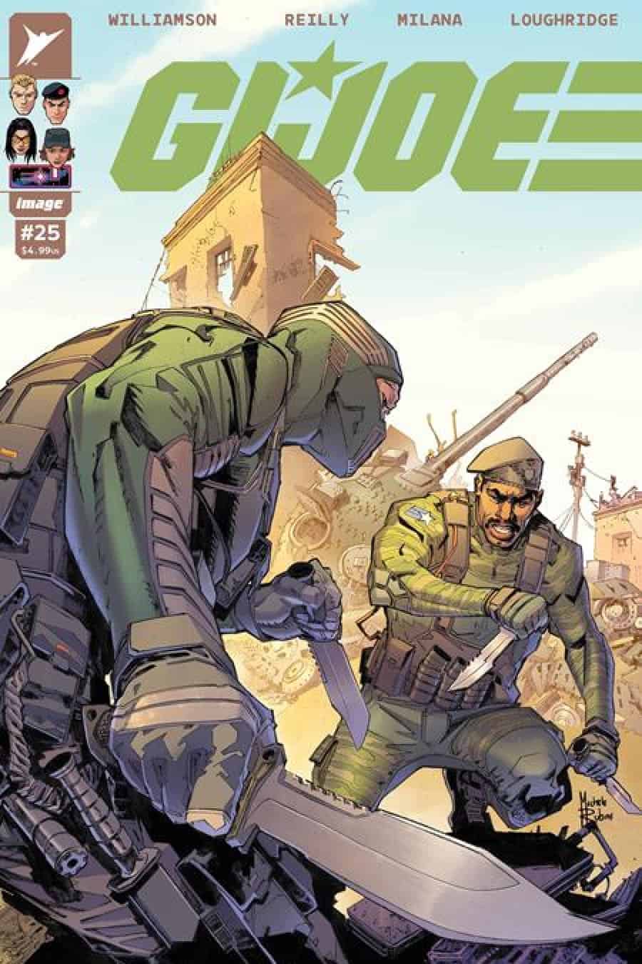 G.I. Joe #25 - Michele Rubini, Annalisa Leoni 1:50 cover art