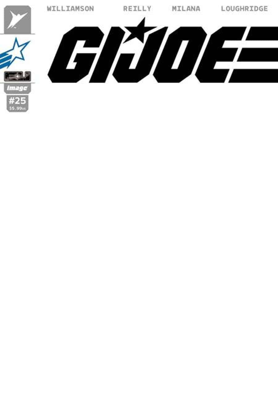 G.I. Joe #25 - Blank Sketch Blank Sketch cover art