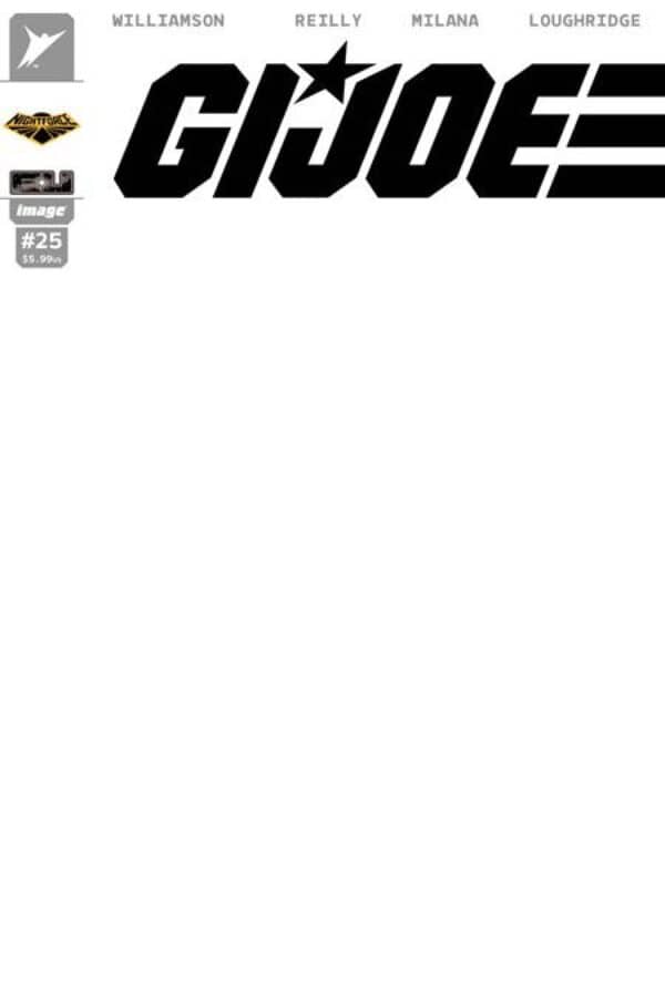 G.I. Joe #25 - Blank Sketch Blank Sketch 2 cover art