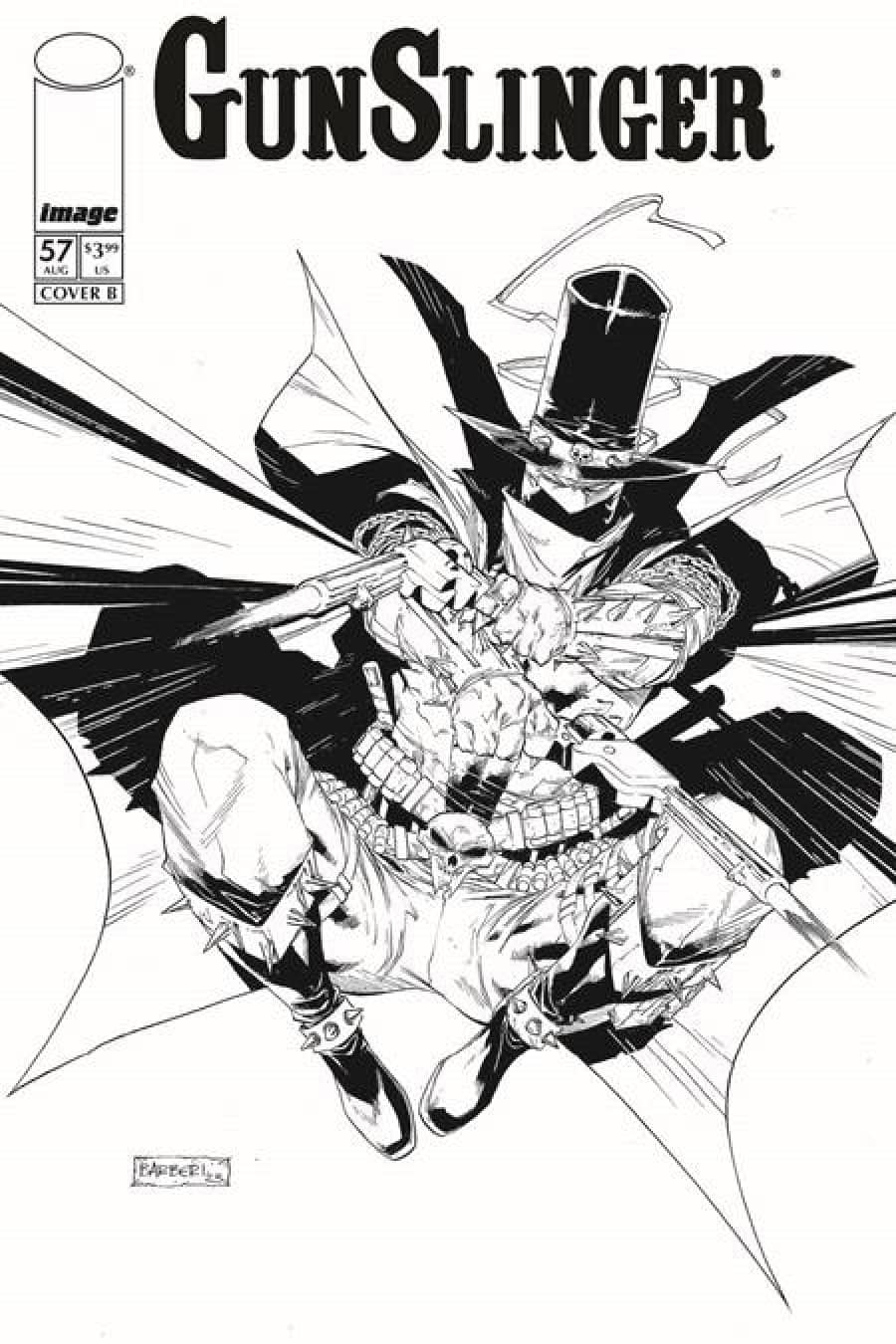 Gunslinger Spawn #57 - Carlo Barberi cover art