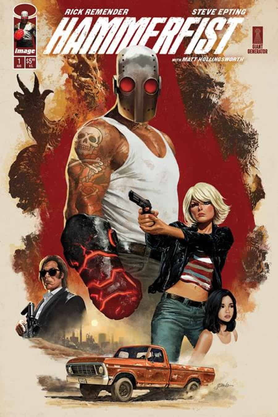 Hammerfist #1 - Main - Steve Epting cover art