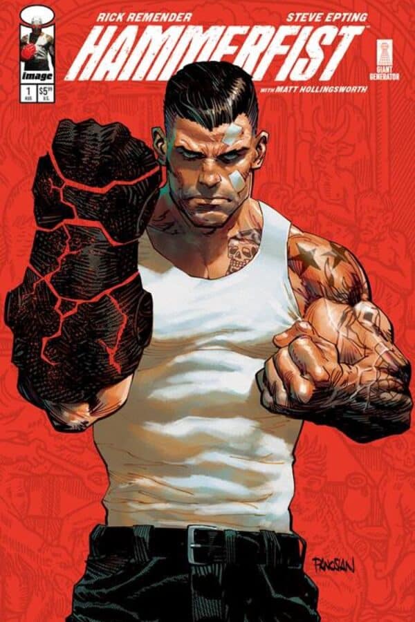 Hammerfist #1 - Dan Panosian cover art