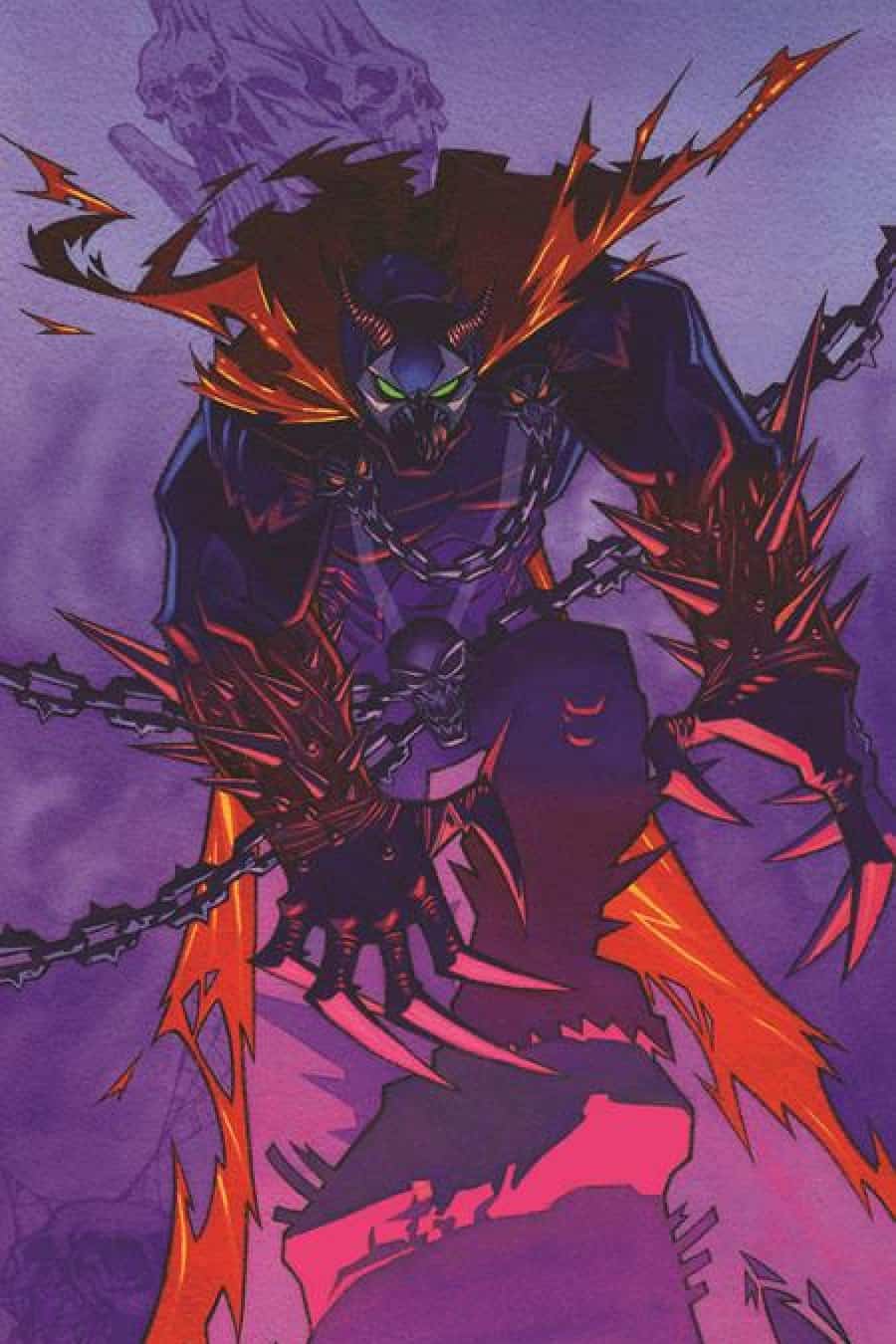 King Spawn #58 - Shawn Crystal Virgin cover art
