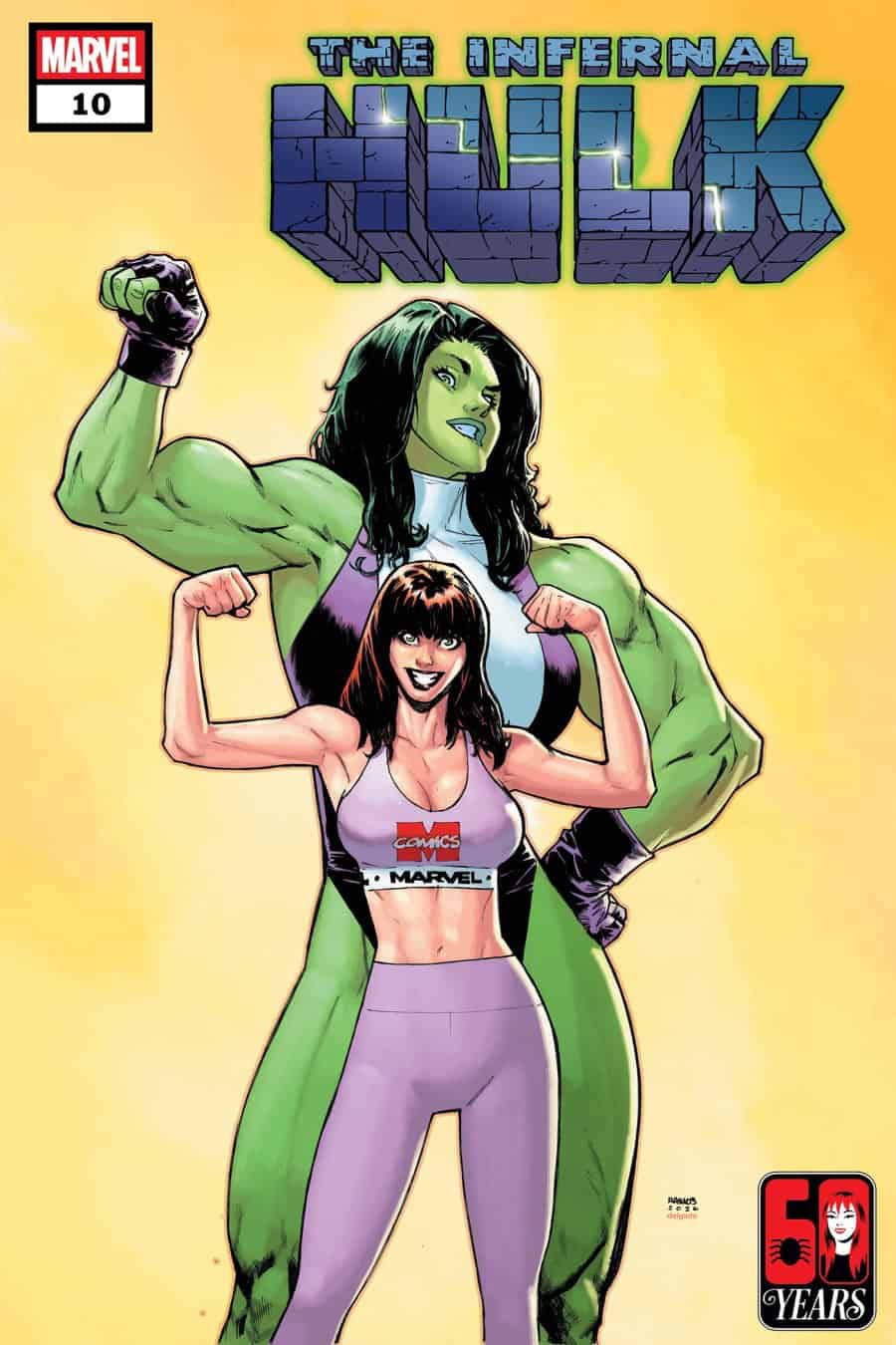 INFERNAL HULK #10 - Humberto Ramos cover art