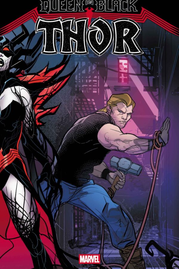 QUEEN IN BLACK: THOR #1 - Main - Pasqual Ferry cover art