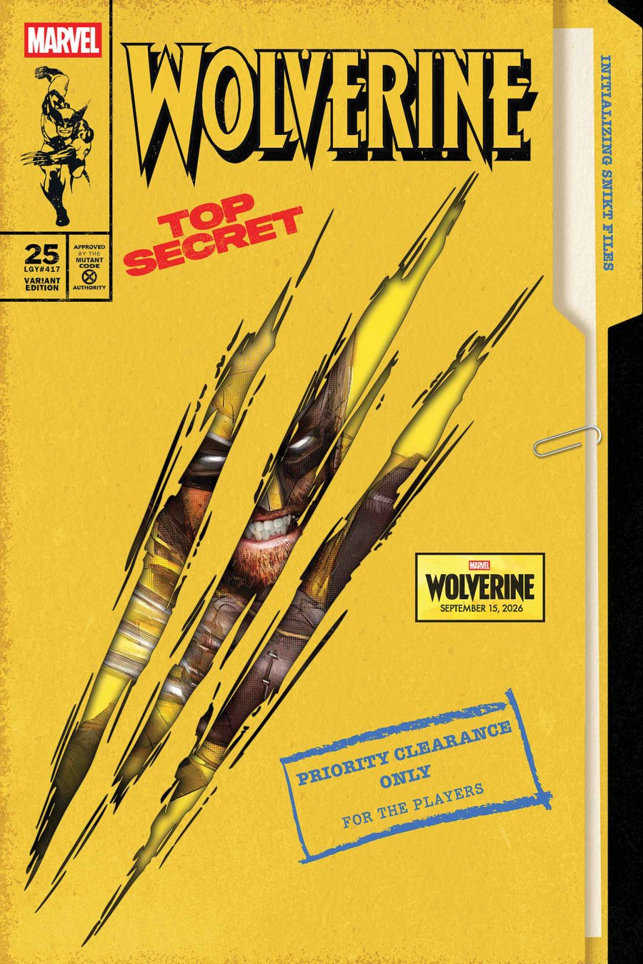 WOLVERINE #25 - Jock cover art