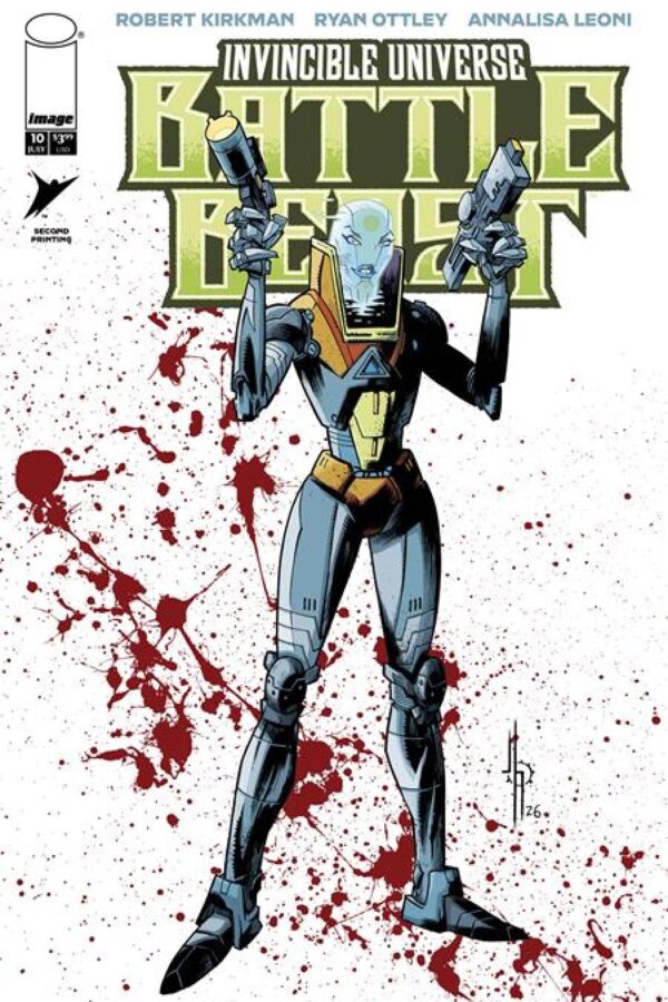 Invincible Universe Battle Beast #10 - Main - Jason Howard cover art