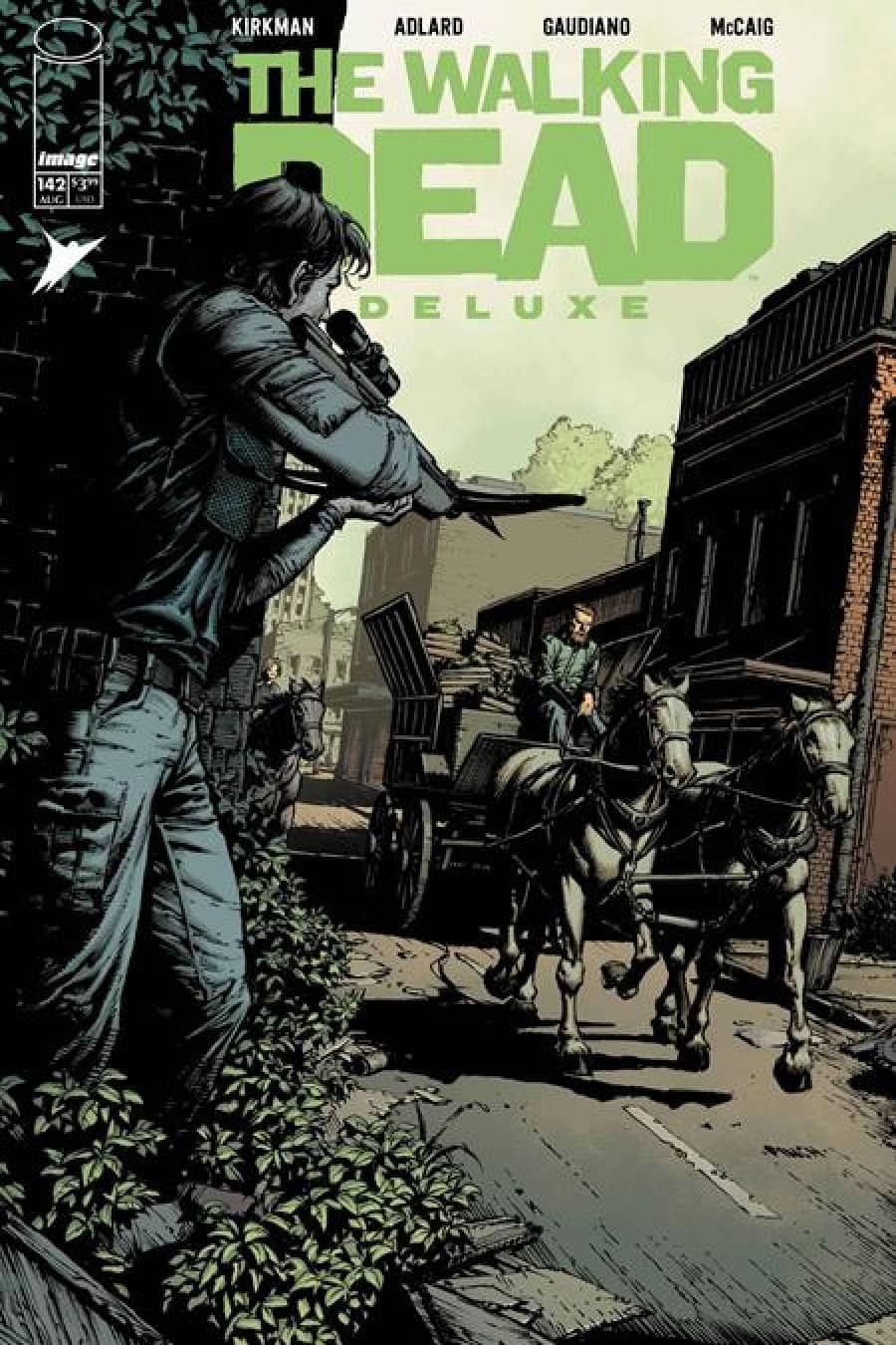 The Walking Dead Deluxe #142 - Main - David Finch, Dave McCaig cover art
