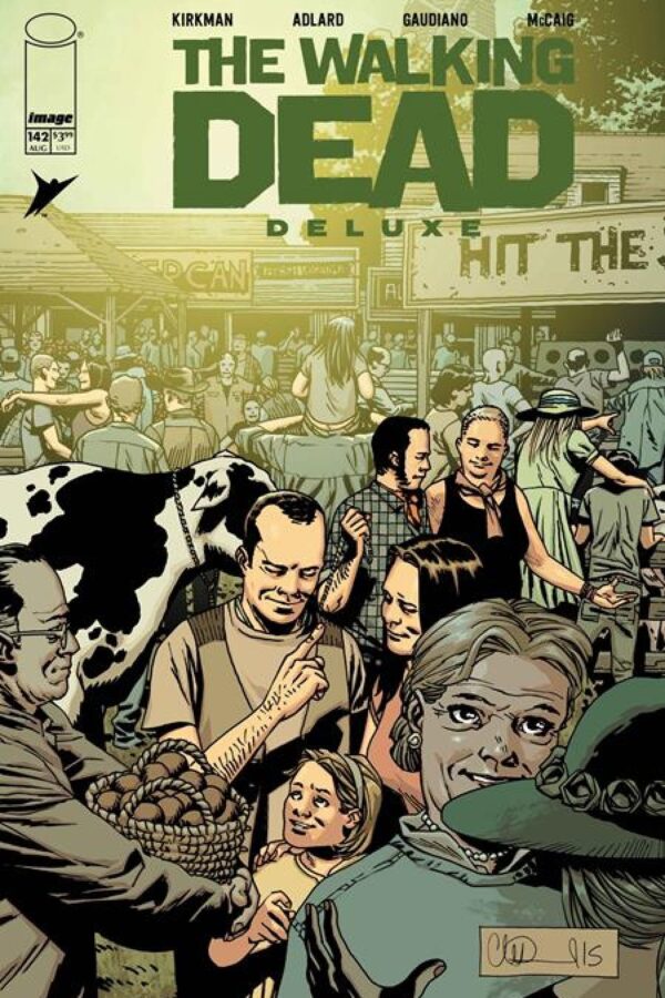 The Walking Dead Deluxe #142 - Charlie Adlard, Dave McCaig cover art