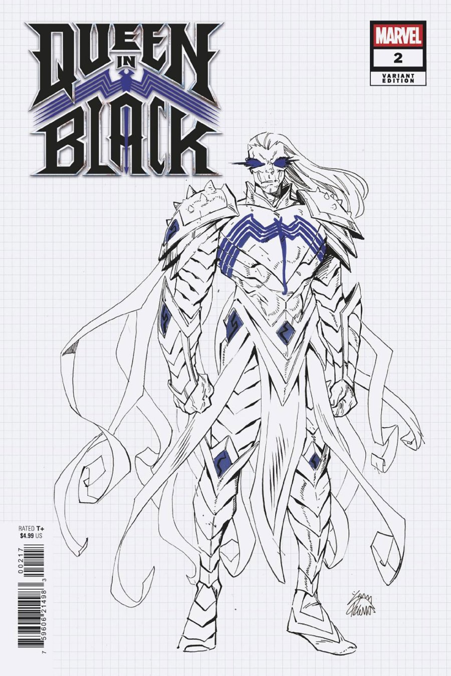 QUEEN IN BLACK #2 - Ryan Stegman 1:10 cover art