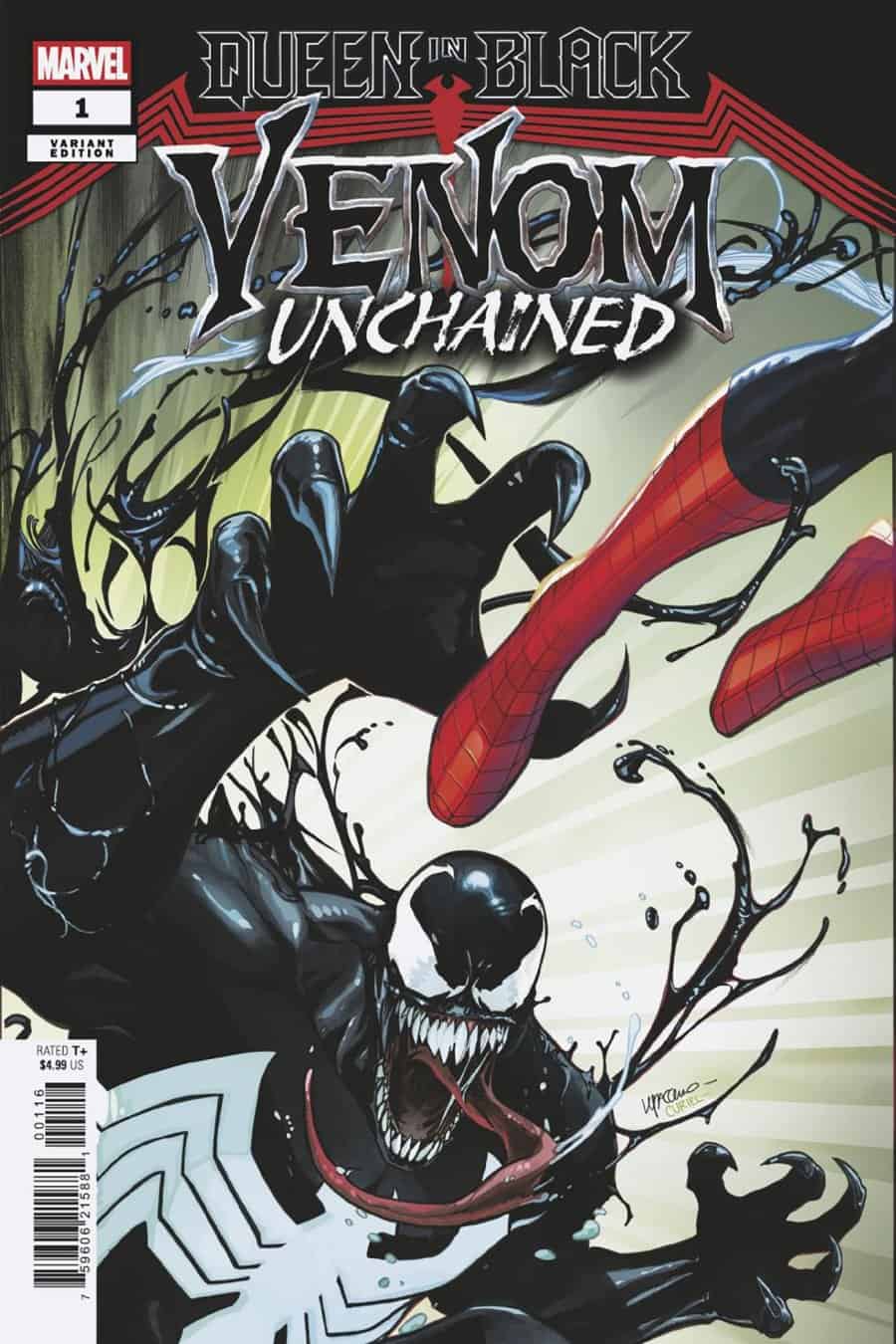 QUEEN IN BLACK: VENOM UNCHAINED #1 - Ema Lupacchino 1:25 cover art