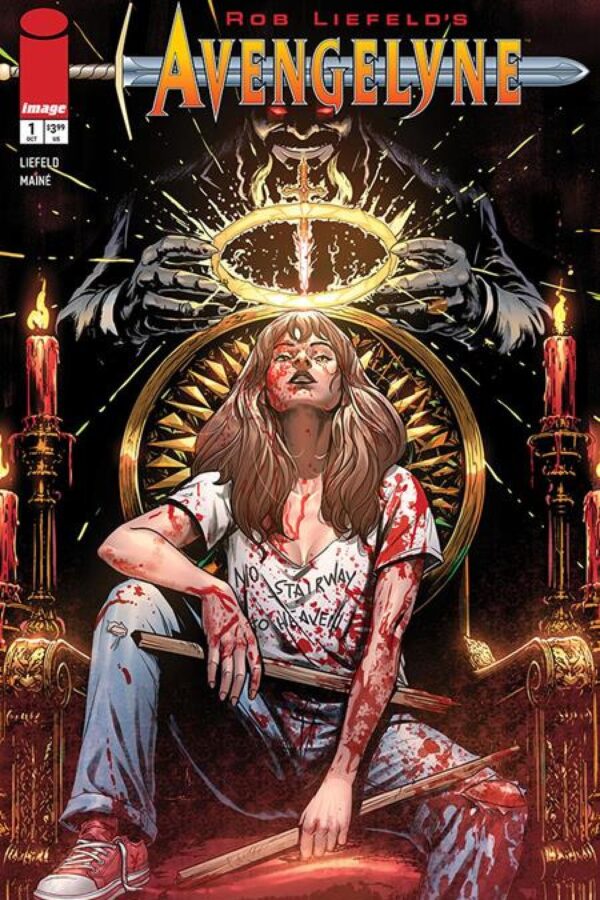 Avengelyne #1 - Main - Daniel Maine cover art