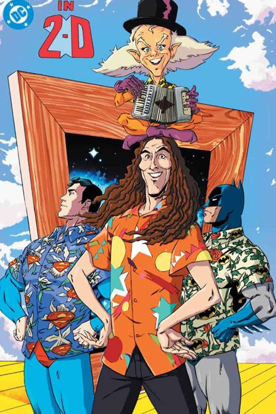 Batman/Superman/Weird Al World’s Weirdest #1 - (One Shot) Cvr E Dan Schoening Foil Var cover art