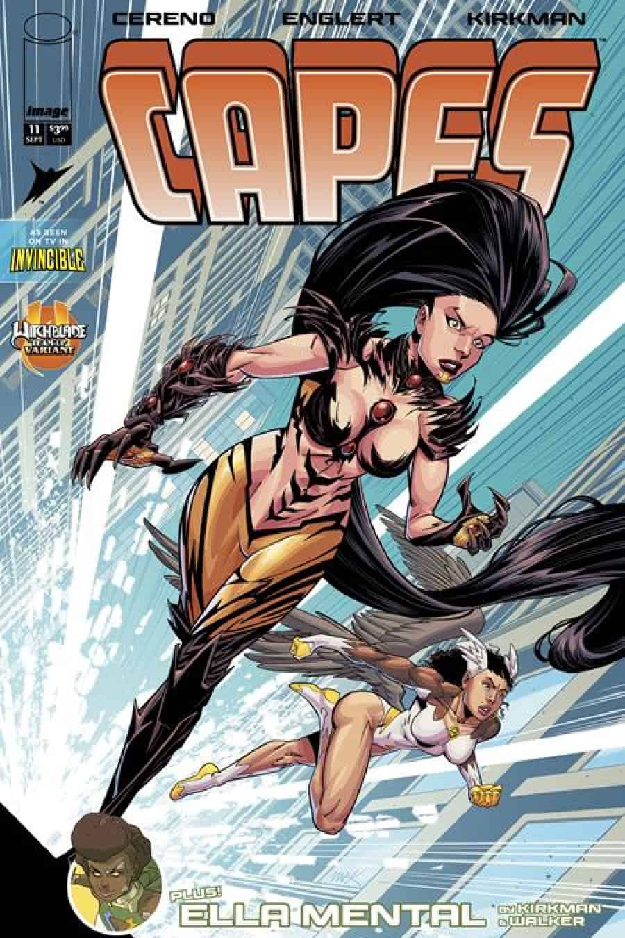 Invincible Universe Capes #11 - Cvr F Mark Englert Witchblade Team Up Var cover art