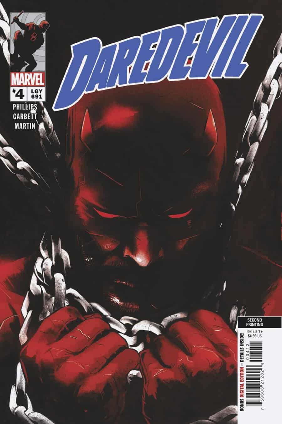 DAREDEVIL #4 Lee Garbett 2Nd Printing Variant - Lee Garbett 2Nd Printing cover art