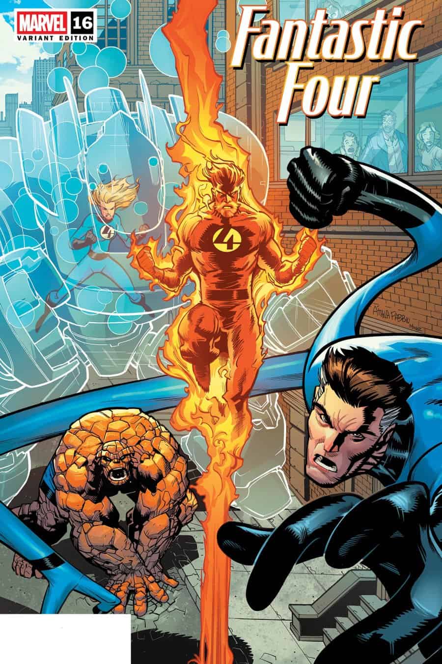 Fantastic Four #16 - Athila Fabbio 1:25 cover art
