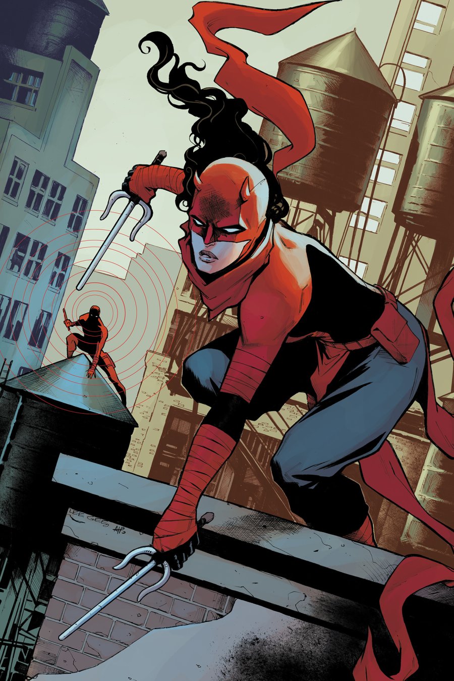 DAREDEVIL #7 - Lee Garbett Virgin 1:100 cover art