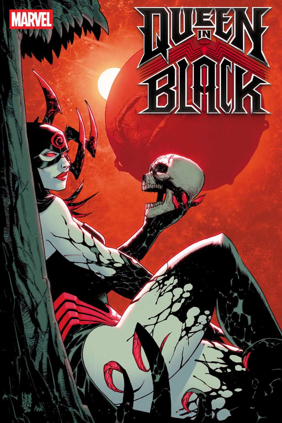 QUEEN IN BLACK #4 - Mike Henderson cover art