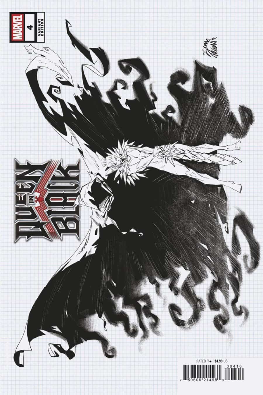 QUEEN IN BLACK #4 - Ryan Stegman Design 1:10 cover art