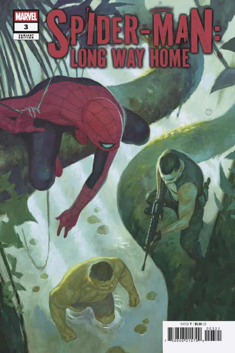 SPIDER-MAN: LONG WAY HOME #3 - Julian Totino Tedesco cover art
