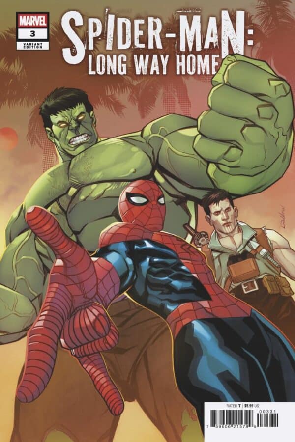 SPIDER-MAN: LONG WAY HOME #3 - David Messina cover art