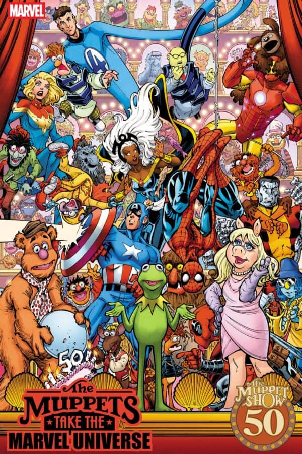 MUPPETS TAKE THE MARVEL UNIVERSE #1 - Todd Nauck Muppet Show Homage cover art