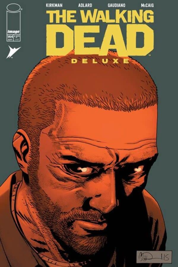 The Walking Dead Deluxe #144 - Charlie Adlard, Dave McCaig cover art