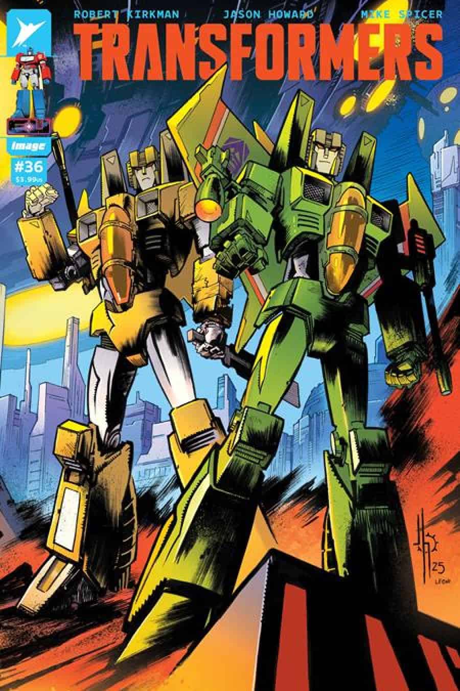 Transformers #36 - Jason Howard, Annalisa Leoni Connecting cover art