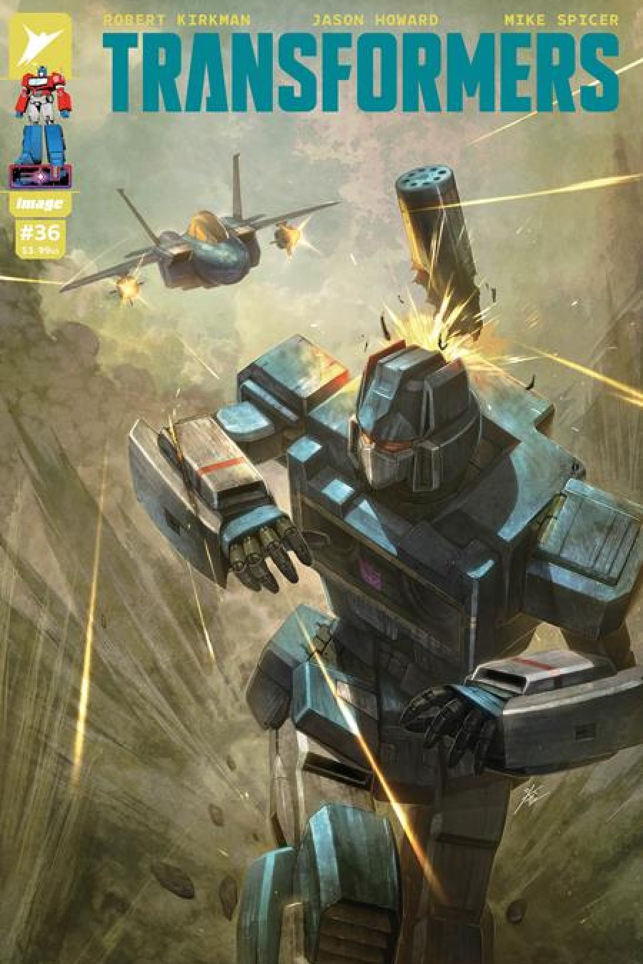 Transformers #36 - Homare 1:50 cover art