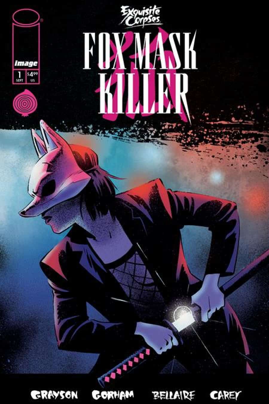 Exquisite Corpses Fox Mask Killer #1 - Main - Adam Gorham cover art
