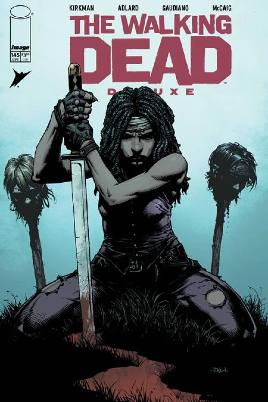 The Walking Dead Deluxe #145 - Main - David Finch, Dave McCaig cover art