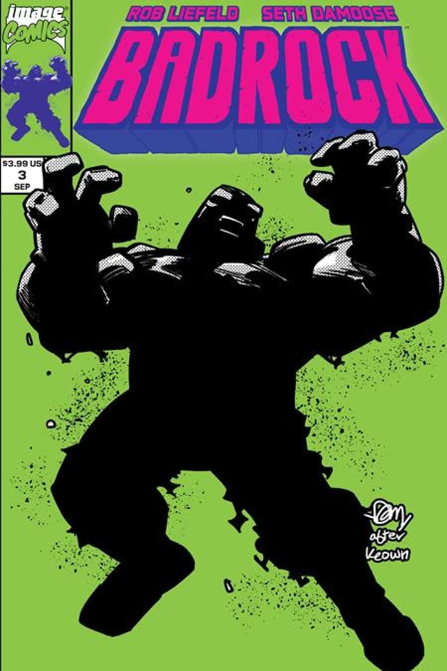 Badrock #3 - Main - Seth Damoose cover art