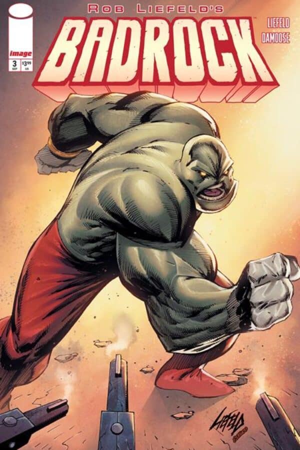 Badrock #3 - Rob Liefeld cover art