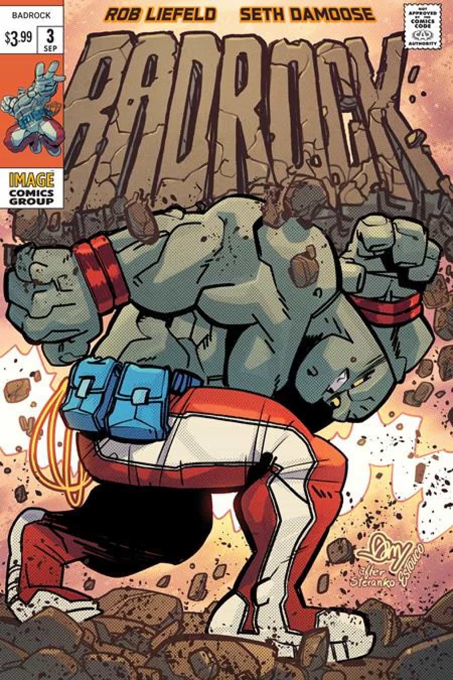 Badrock #3 - Seth Damoose cover art