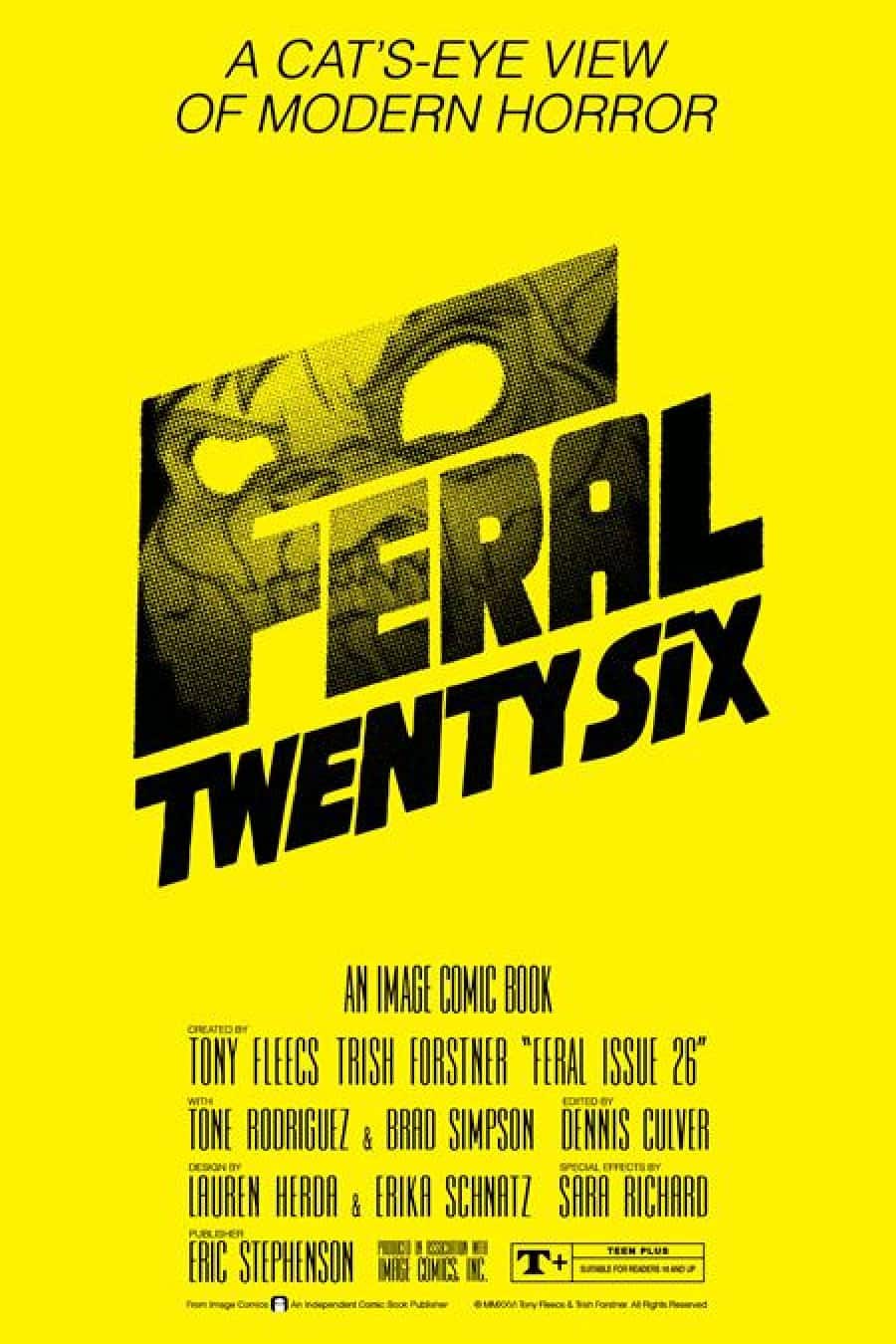 Feral #26 - Tony Fleecs, Trish Forstner cover art