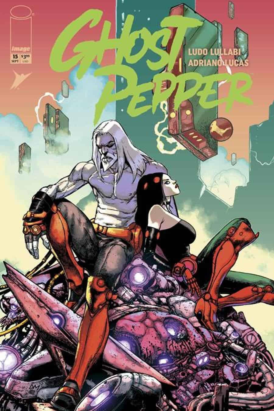 Ghost Pepper #15 - Doug Mahnke, David Baron 1:50 cover art