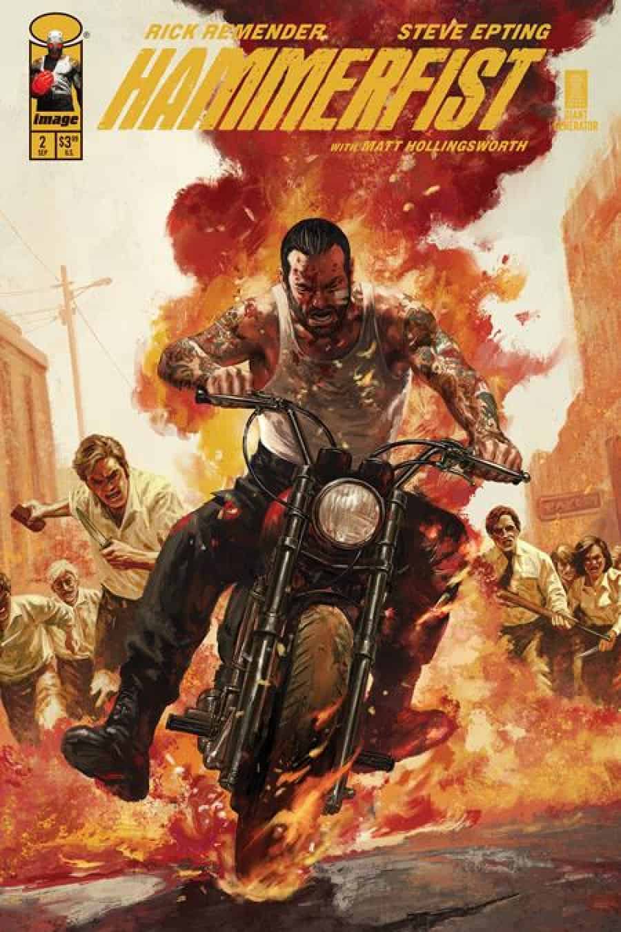 Hammerfist #2 - Main - Steve Epting cover art