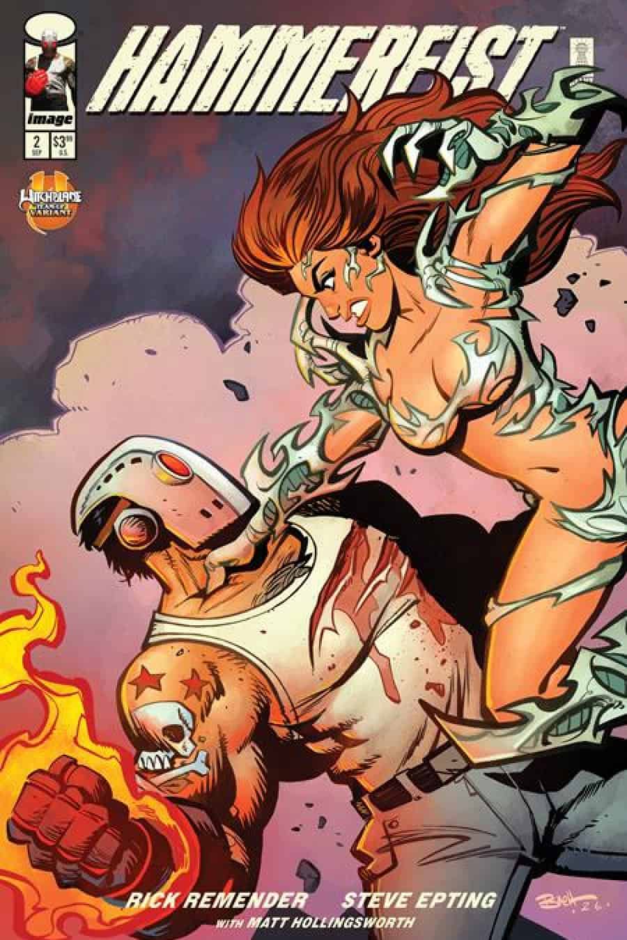 Hammerfist #2 - Brett Parson cover art