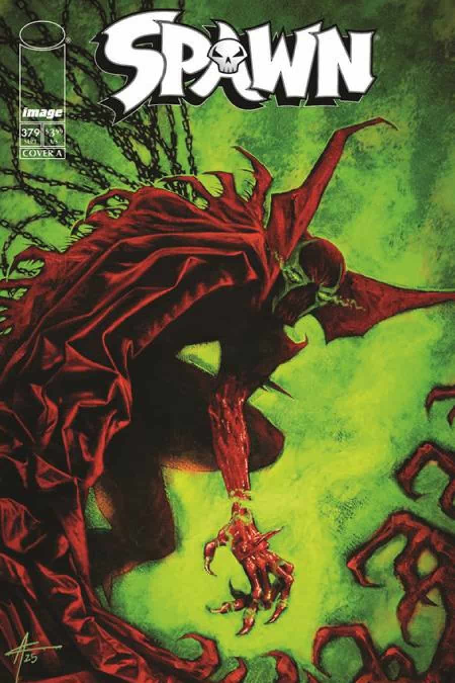 Spawn #379 - Main - Aaron Campbell cover art